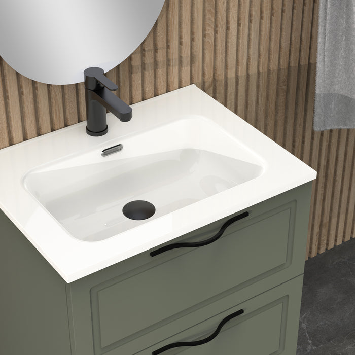 Matador 600mm Muscat Sage Wall Hung Vanity Unit Including Basin