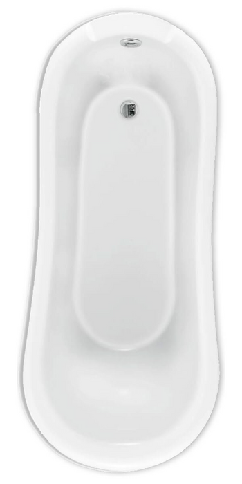 Trojan Eaton Slipper Roll Top Bath with Tap Ledge 1710 x 785mm