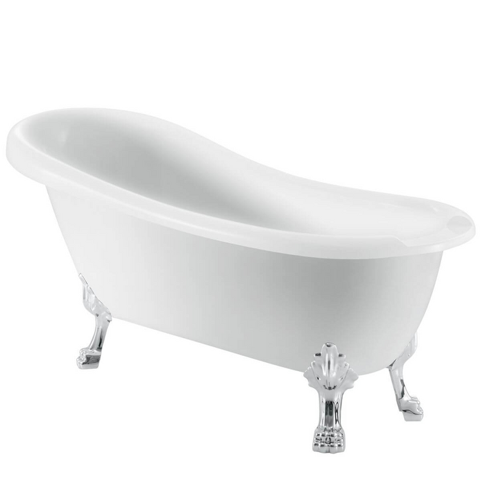 Trojan Eaton Slipper Roll Top Bath with Tap Ledge 1710 x 785mm