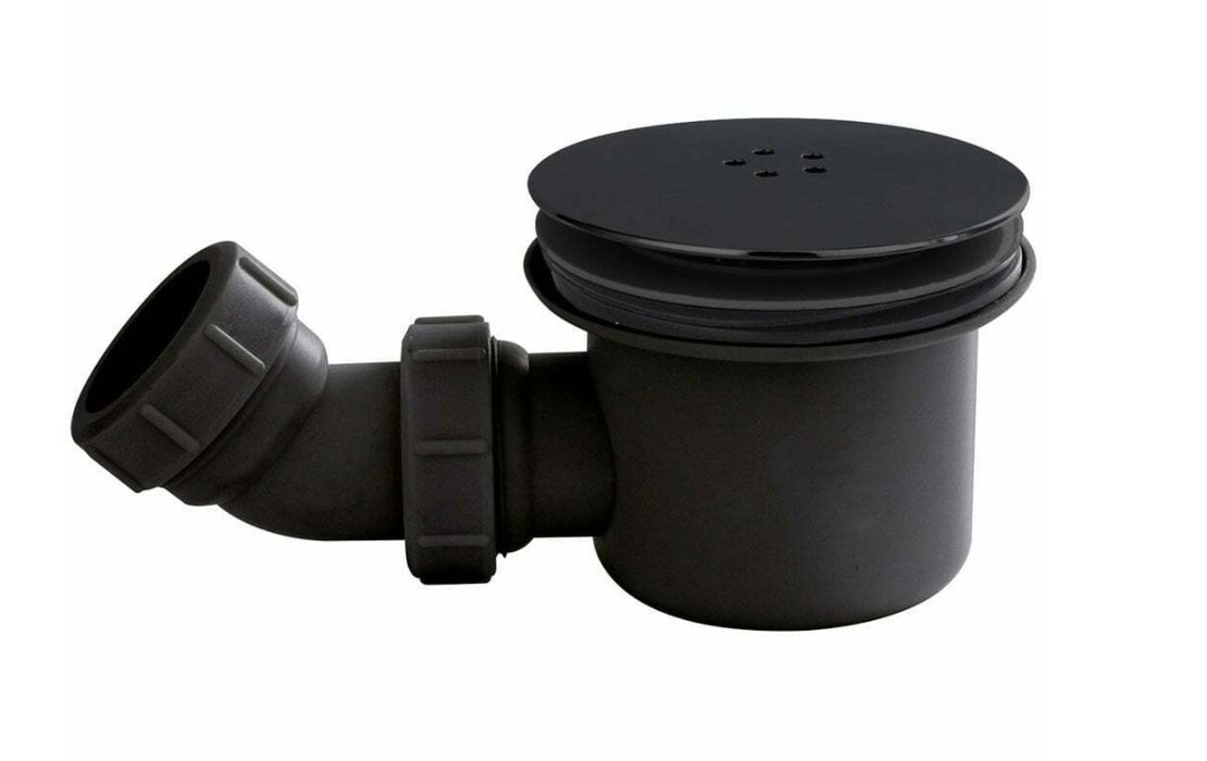 Noir Fast-Flow 90mm Shower Waste