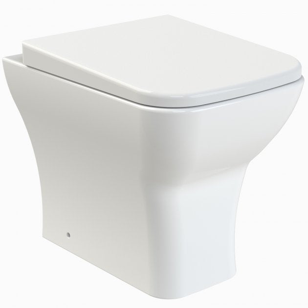 Nuie Ava Back to Wall Rimless Toilet inc Soft Close Seat