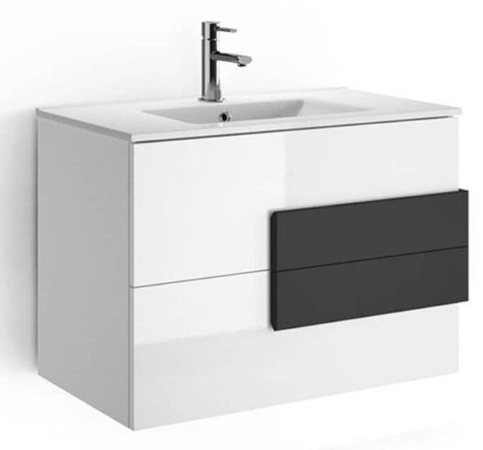 Cronos 800mm Blanco Vanity Unit