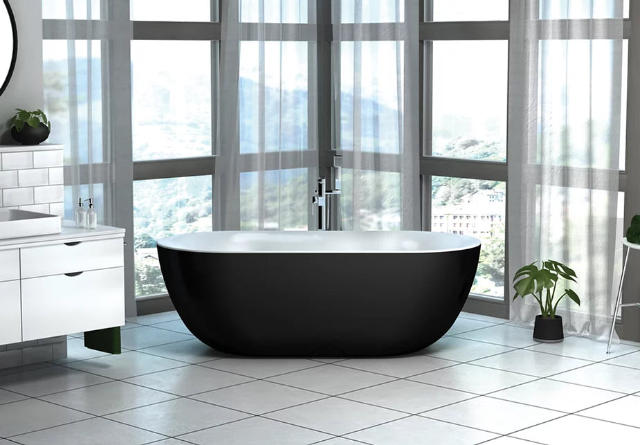 Primrose Gloss White Freestanding Bath 1800 x 860mm