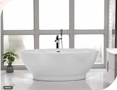 Petunia Gloss White Freestanding Bath 1685 x 785mm
