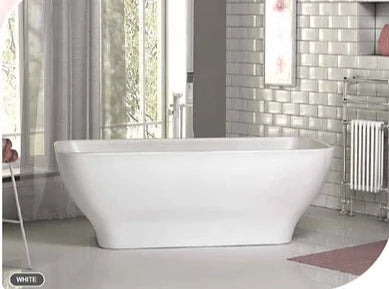Lavender Gloss White Freestanding Bath 1695 x 744mm