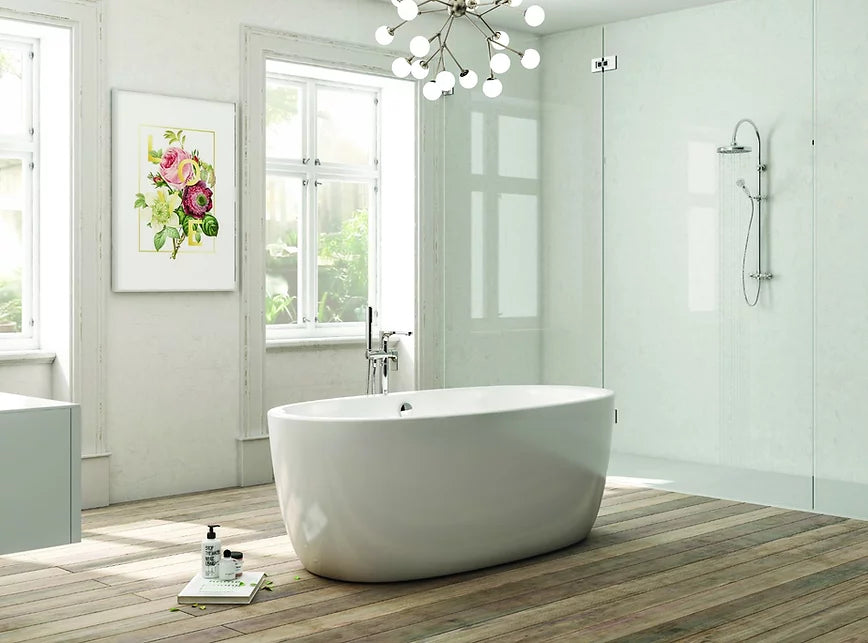 Aster Gloss White Freestanding Bath 1400 x 750mm