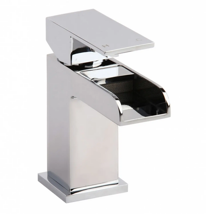 Freeflow Chrome Waterfall Mini Basin Mixer Tap