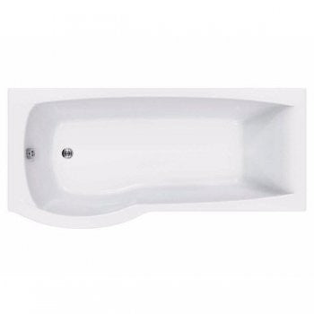 Carron Delta 1700 x 800mm Left Handed Showerbath - Acrylic