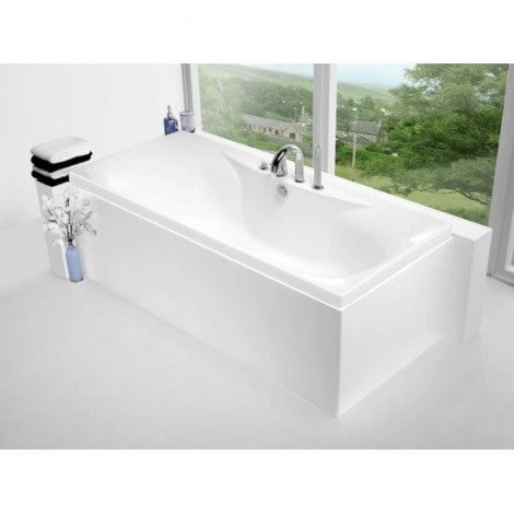 Carron Equity 1700 x 750mm Double Ended Bath - Carronite