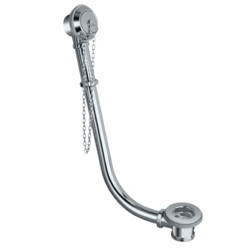 Single Ended Exposed Bath Waste With Plug And Chain