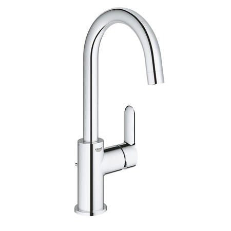 BauEdge One Handle Basin Mixer Large Size With Pop-up Waste