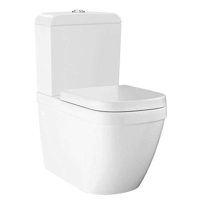 Grohe Euro Rimless Close Coupled Toilet + Soft Close Seat (Bottom Inlet)