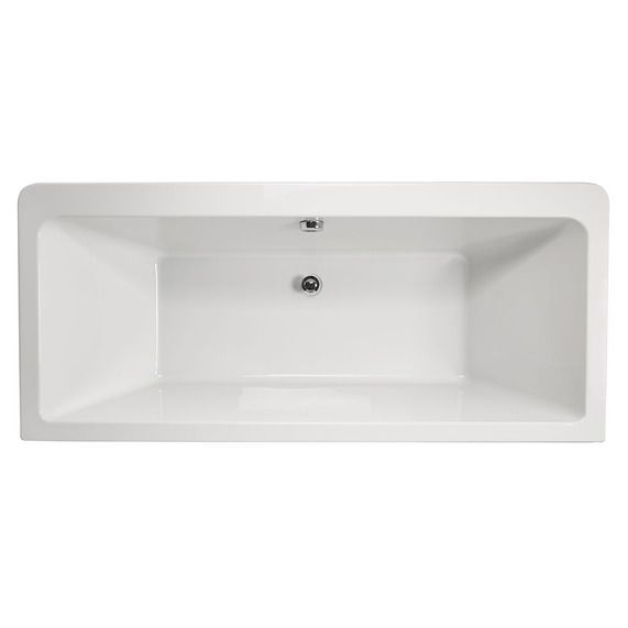 Hush Back to Wall Double Ended Lucite Acrylic Bath