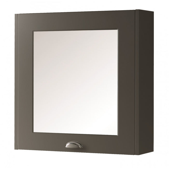 Kartell Astley 600mm Stone Grey Mirror Cabinet