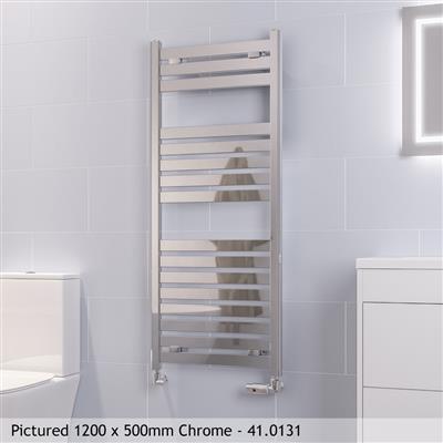 Staverton Chrome Towel Radiator 1200 x 500mm