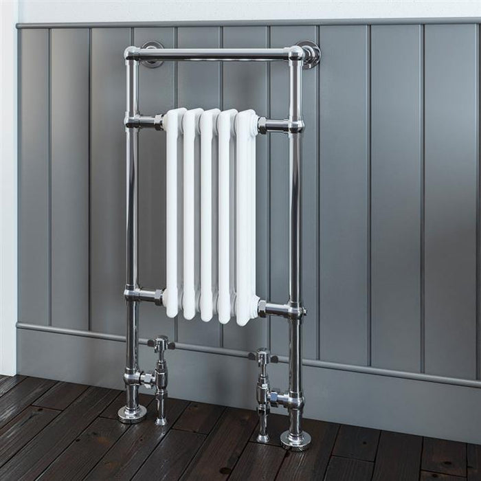 Avon Chrome Traditional Towel Radiator 960 x 500mm