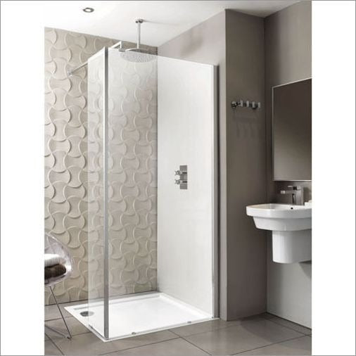 Playtime 800mm Walk-In Shower With Wall Support And Side Panel