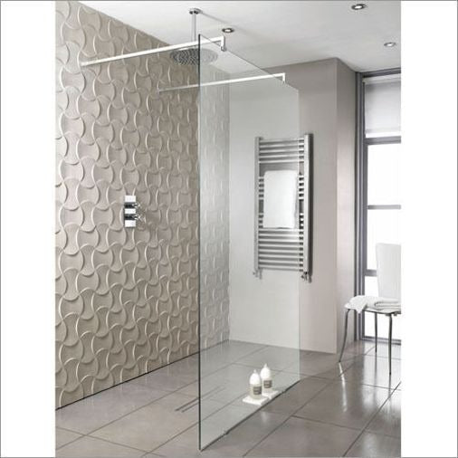 Playtime 900mm Walk-Through Shower With Wall Support