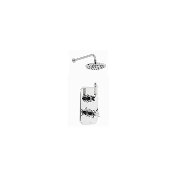 Kartell Klassique Option 2 Thermostatic Concealed Shower With Overhead Drencher
