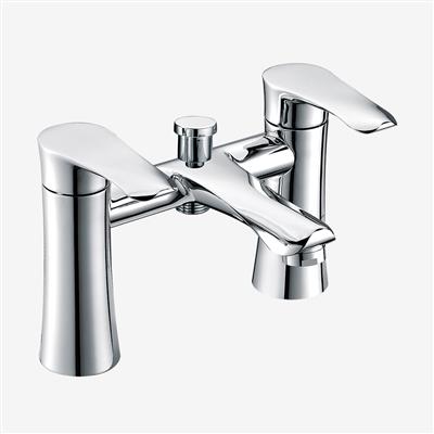 Westbourne Chrome Bath Shower Mixer with Kit