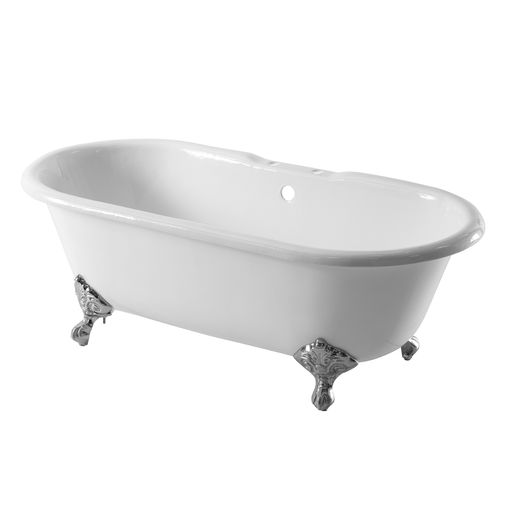 Moulin Cast Iron Bath 1700 X 770mm With 2 Tap Holes