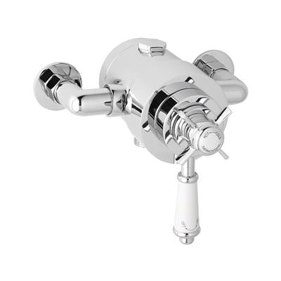 Edwardian Traditional Thermostatic Exposed Shower Valve