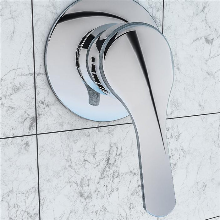 Chrome Concealed Manual Valve