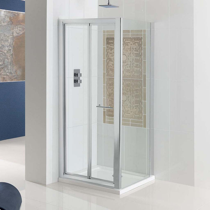 Vulcan Clear Bi-Fold Door 5mm Shower Enclosure 760mm