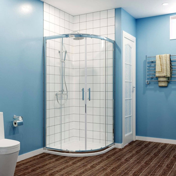 Elle 800 x 800mm Quadrant Enclosure 6mm Easy Clean Glass Shower Enclosure