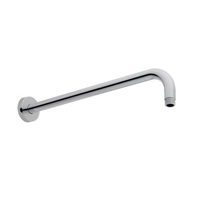 Chrome Round Offset Wall Mounted Shower Arm 400mm