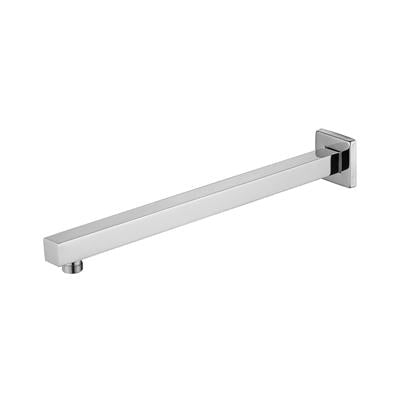 Chrome Square Wall Mounted Shower Arm 400mm