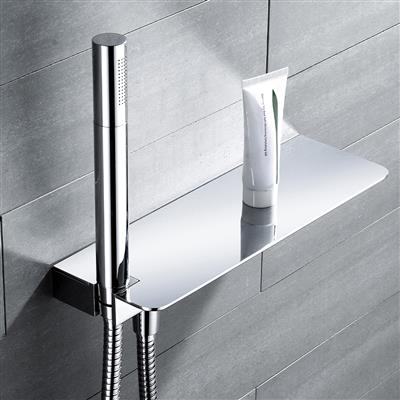 Chrome Shower Shelf Including Shower Kit