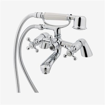 Stenhouse Chrome Luxury Bath Shower Mixer with Kit
