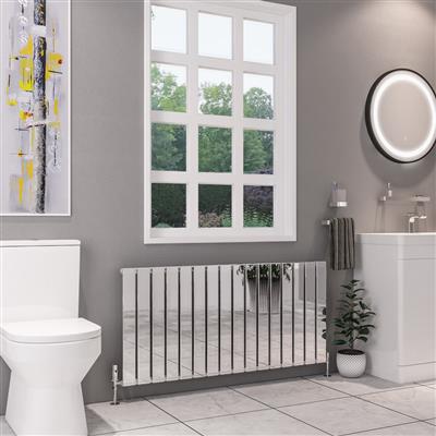 Deddington Chrome Horizontal Radiator 600 x 470mm