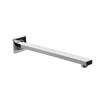 Chrome Square Wall Mounted Shower Arm 200mm