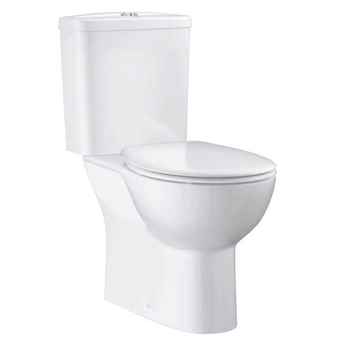 Grohe Bau Rimless Close Coupled Toilet + Soft Close Seat (Bottom Inlet)