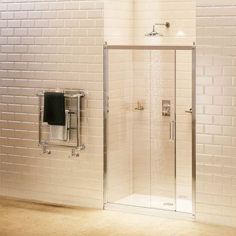 Burlington Soft Close Recessed Sliding Shower Door - Choose Sizes