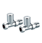 Chrome Straight Radiator Valves