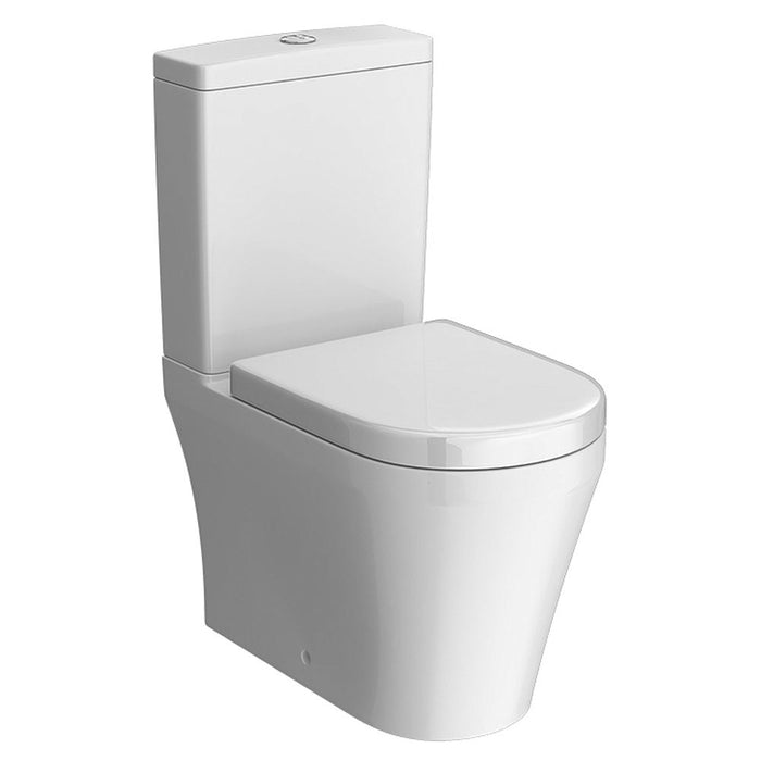 Hudson Reed Luna Flush to Wall Toilet + Soft Close Seat