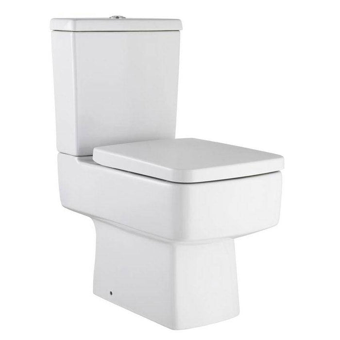 Hudson Reed Square Close Coupled Toilet with Top-Fixing Seat