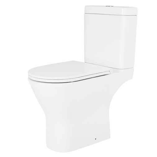 Falcon Comfort Rimless Open Back Close Coupled Toilet