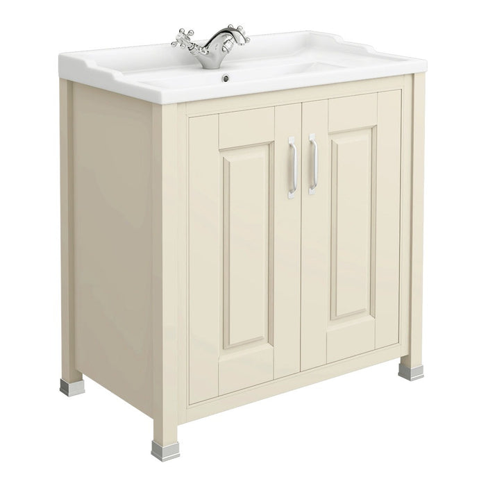 Old London 800 Traditional 2-Door Basin & Cabinet - Choose Colour