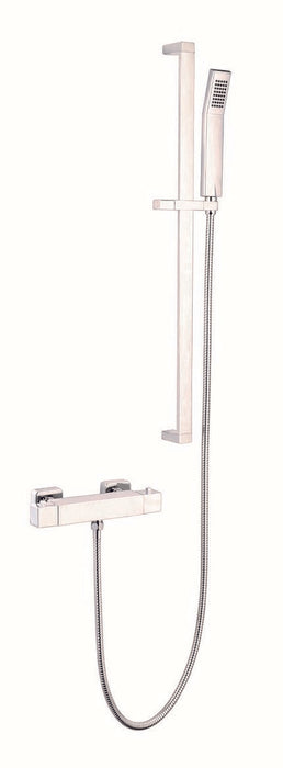 Pure Option 4 Thermostatic Exposed Bar Shower with Adjustable Slide Rail Kit