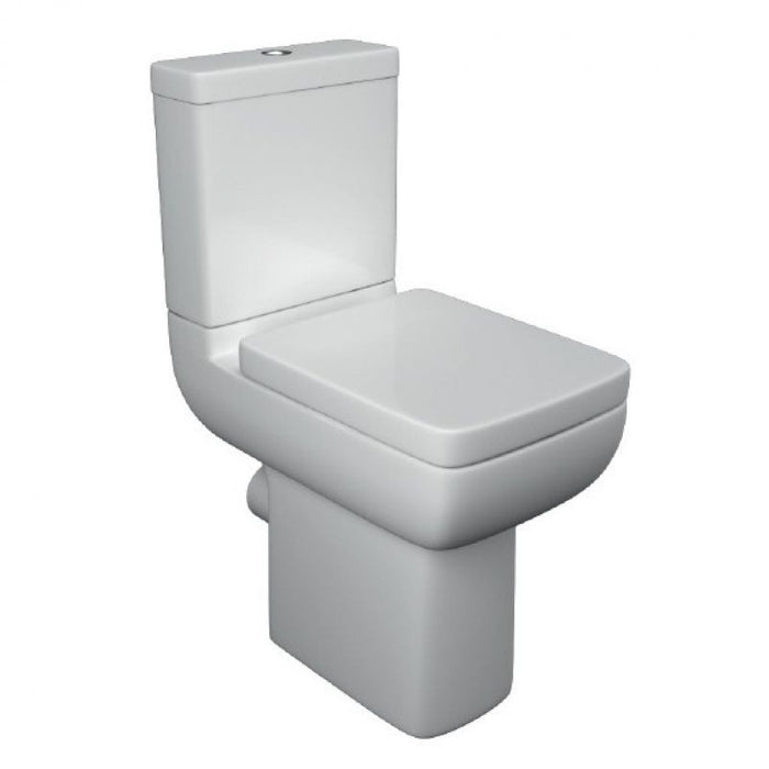 Kartell KVit Options 600 Comfort Height Close Coupled WC Pack with Soft Close Seat
