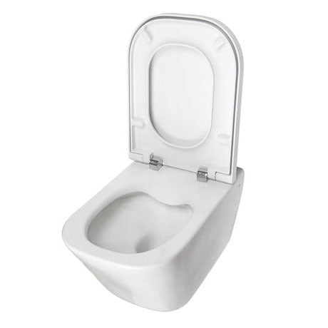 Roca The Gap Rimless Wall Hung Toilet & Compact Soft Close Seat