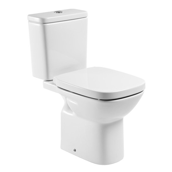 Roca Debba Close Coupled Toilet & Soft-Close Seat