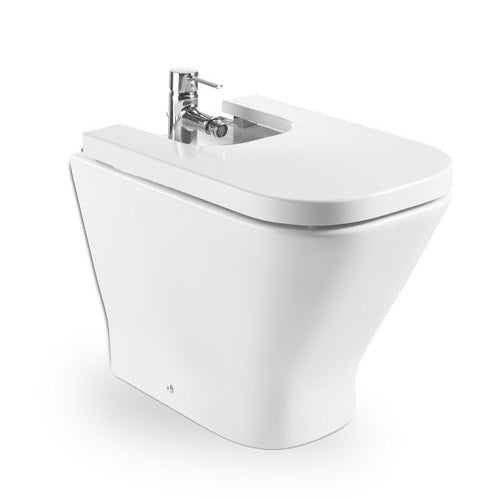 Roca - The Gap Floor-Standing Back to Wall Bidet & Soft-Close Cover
