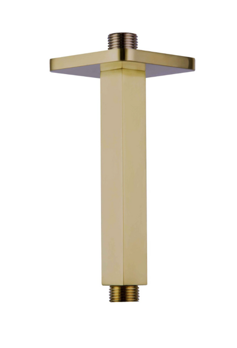JTP HIX Brushed Brass Ceiling Shower Arm