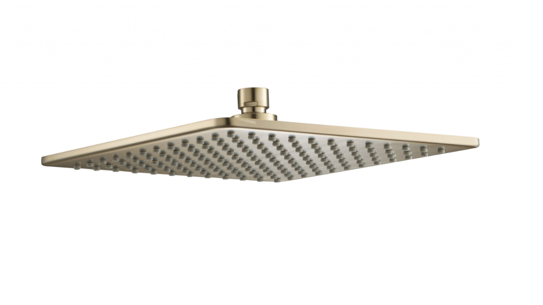 JTP HIX Brushed Brass Shower Head