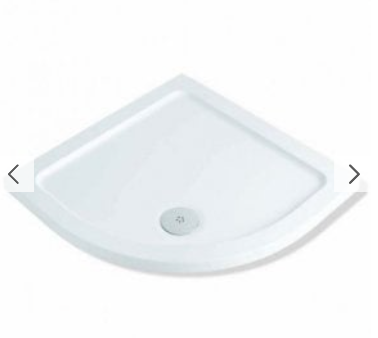 MX Quadrant ABS Stone Resin Shower Tray - Select Size